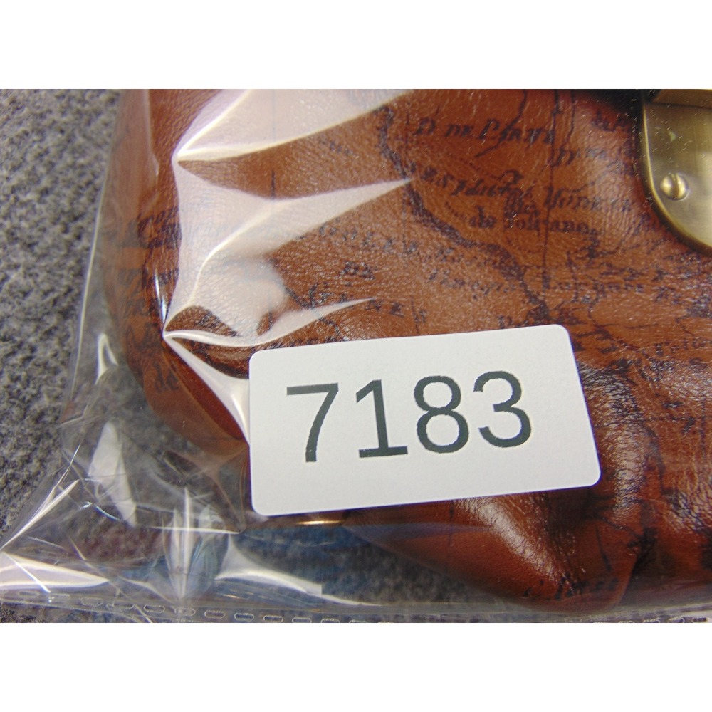 Patricia Nash Veneto Crossbody Bag Riot Rust Signature Map Print Travel Boho New - Picture 13 of 13